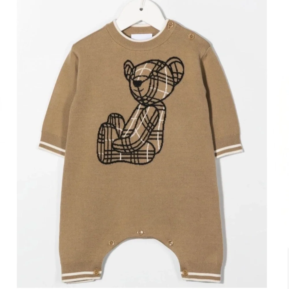 Burberry Baby Thomas Bear Infant Romper